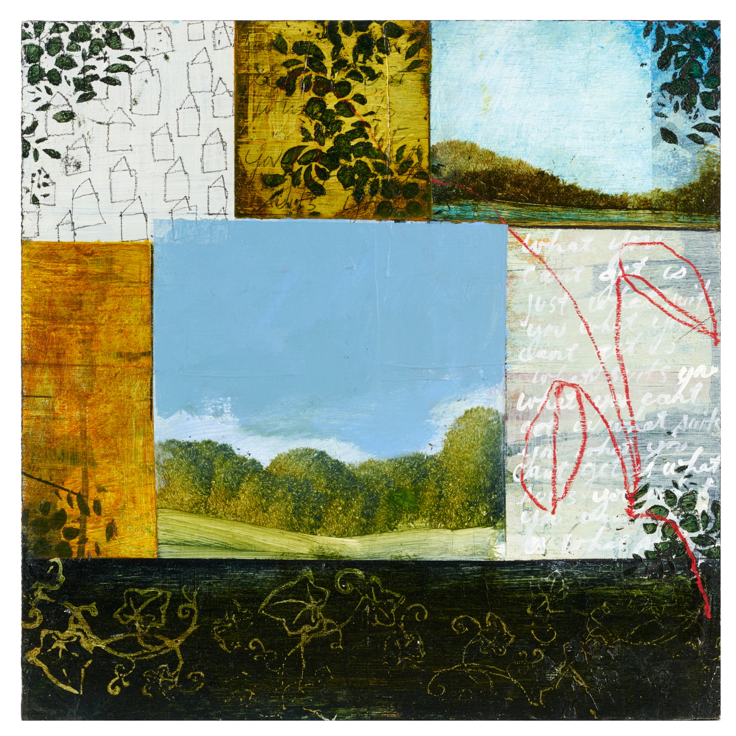 CHERYL WARRICK, ACRYLIC MIXED MEDIA