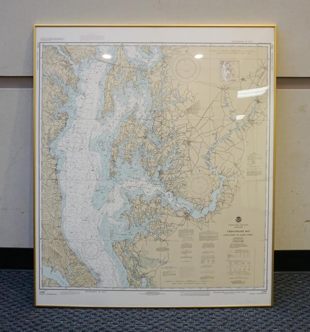 CHESAPEAKE BAY, COVE POINT TO SANDY
