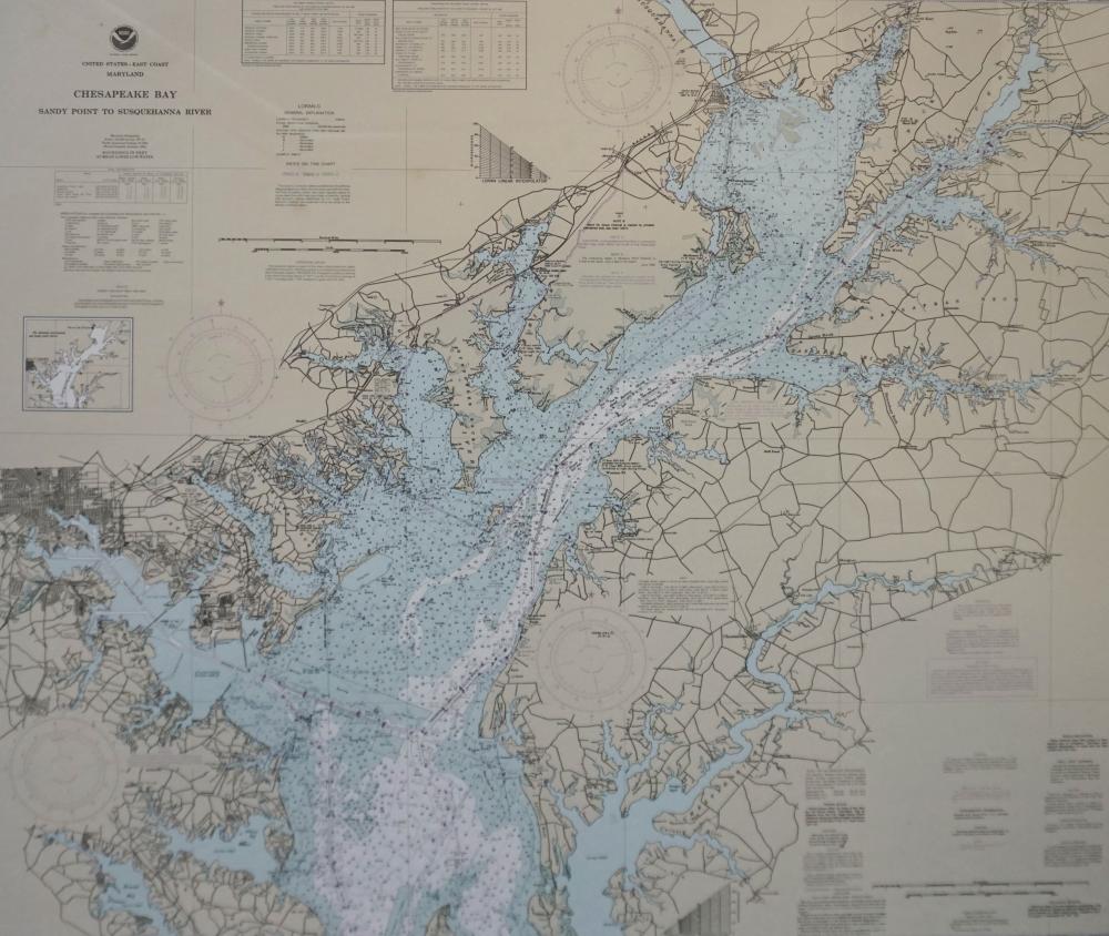 CHESAPEAKE BAY, SANDY POINT TO