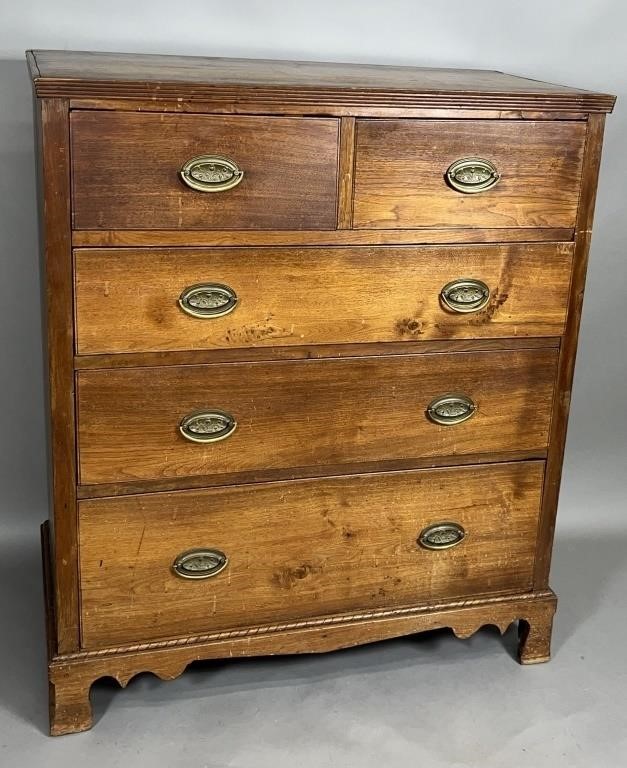 CHEST OF DRAWERS CA. 1820; IN
