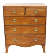 CHEST OF DRAWERS, TWO OVER THR
