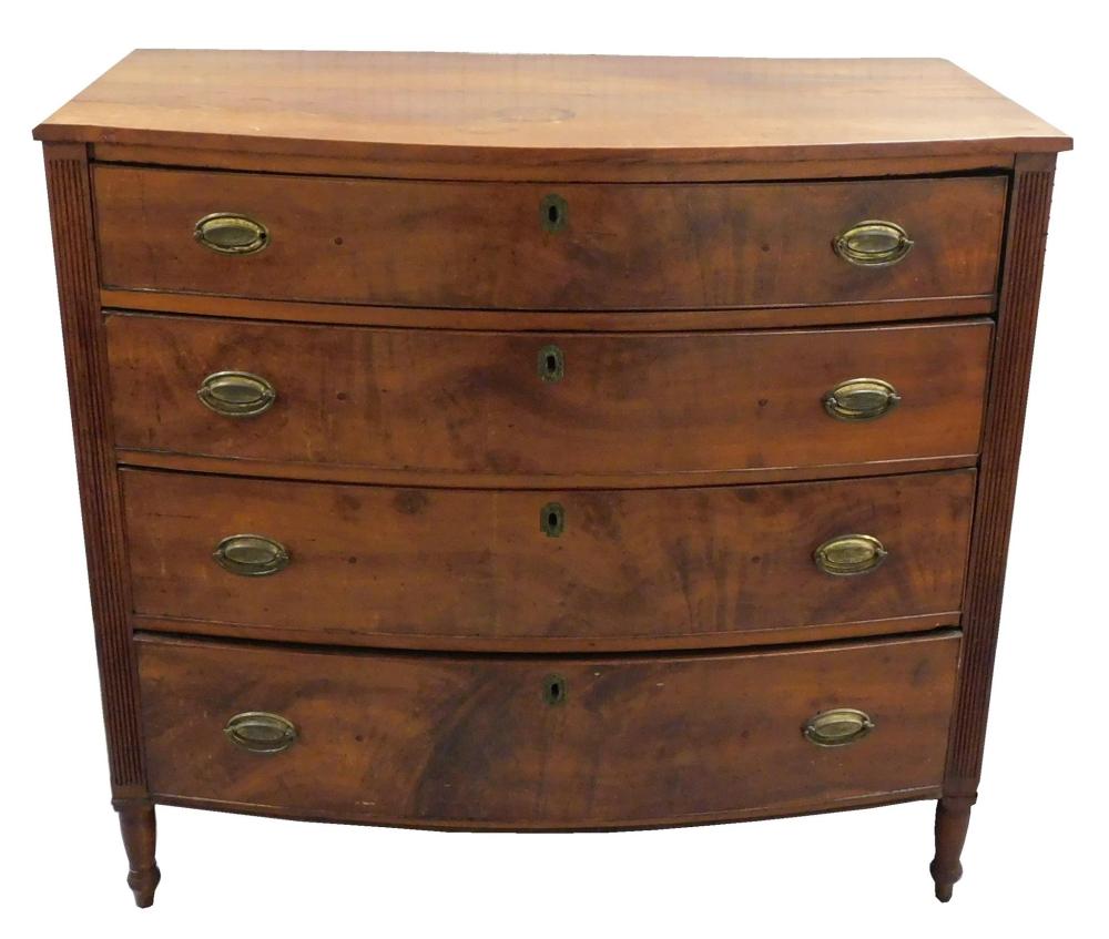 CHEST OF FOUR DRAWERS, AMERICAN