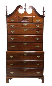 CHEST-ON-CHEST, C. 1780, CONNE