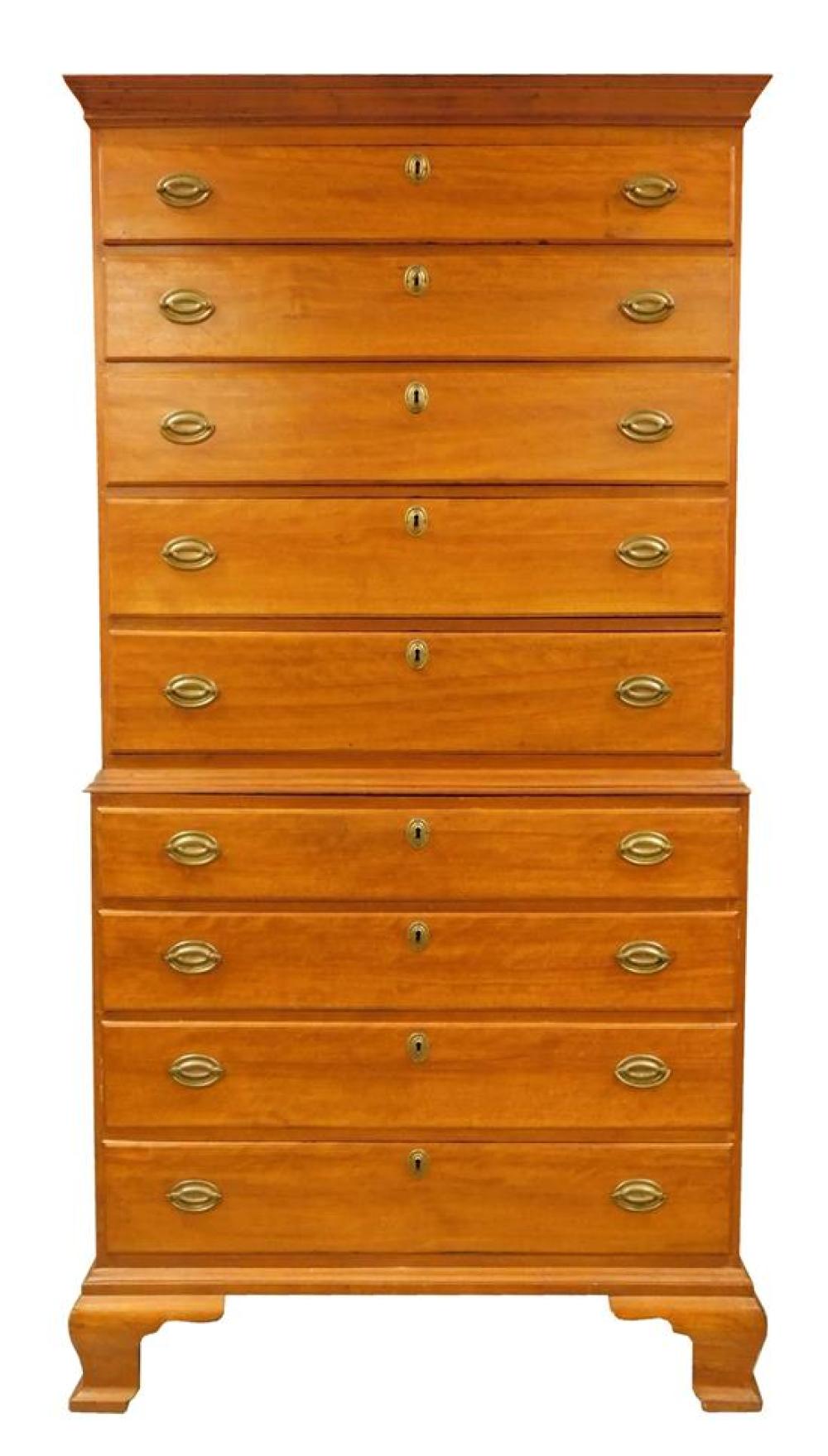 CHEST ON CHEST, C.1780, NEW
