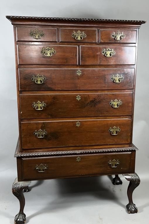 CHEST ON FRAMEca. 1870; bench