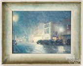 CHESTER BRATTEN, OIL ON ARTIST