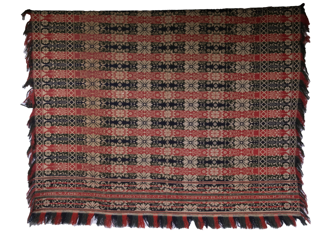 CHESTER COUNTY, PA COVERLET BY