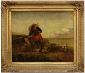 Chester Earles painting, peasa