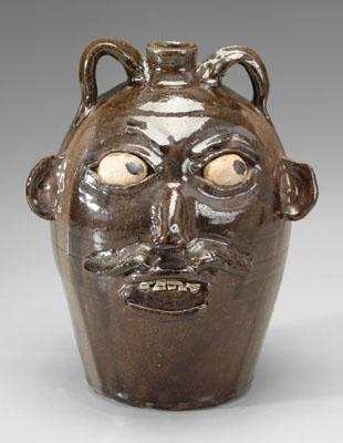 Chester Hewell stoneware face