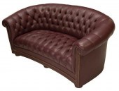 CHESTERFIELD BUTTON-TUFTED LEA