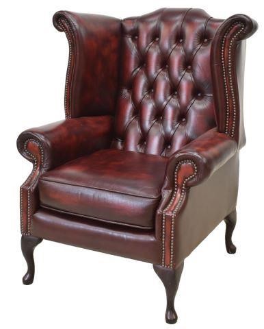 CHESTERFIELD OXBLOOD LEATHER