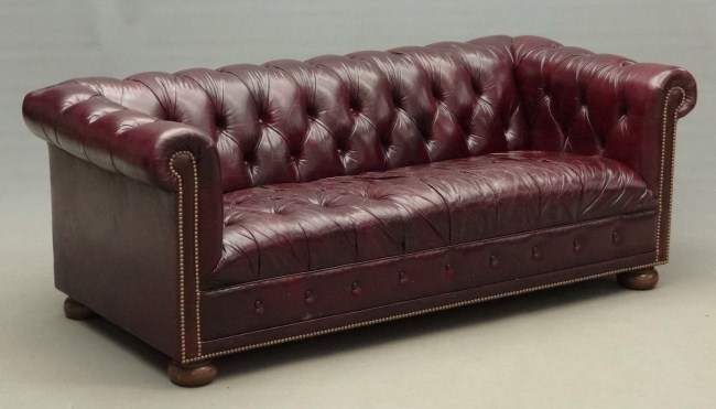 Chesterfield sofa. 6' 3'' Length