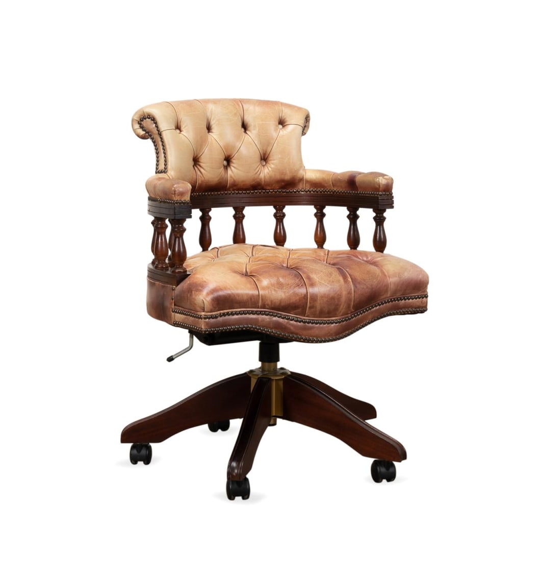 CHESTERFIELD STYLE LEATHER