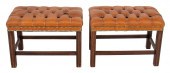 CHESTERFIELD STYLE TUFTED LEAT