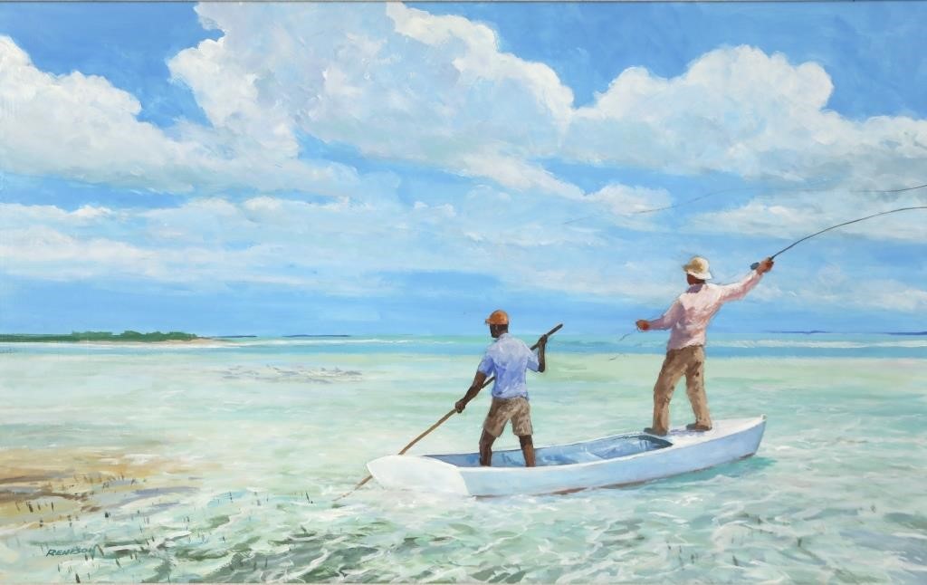 CHET RENESON (B. 1934)A Long Cast