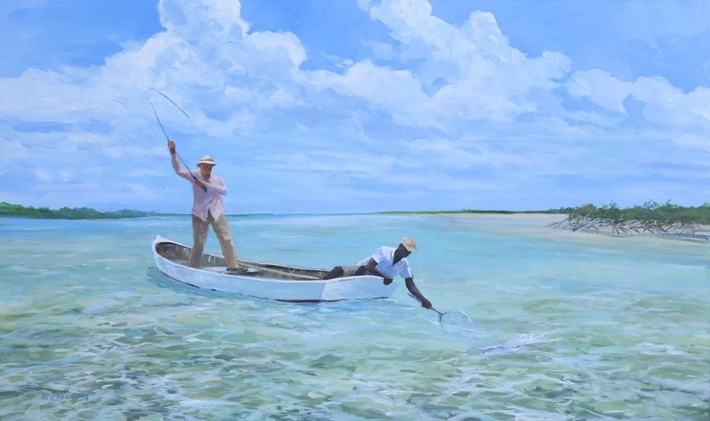 CHET RENESON (B. 1934)Out of