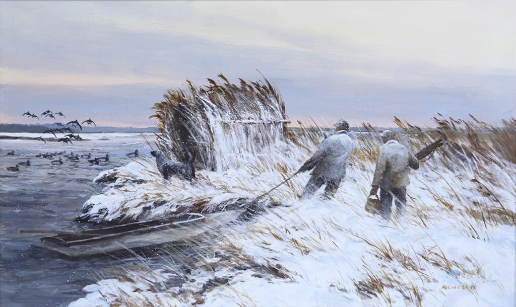 CHET RENESON (B. 1934)Setting Out