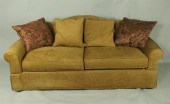 CHEVRON VELVET UPHOLSTERED SOF
