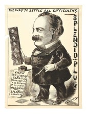 CHEW SPLENDID TOBACCO POSTER<b