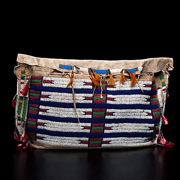 Cheyenne Beaded Buffalo Hide