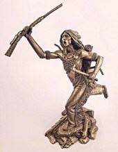 "CHEYENNE BRAVE" PEWTER FIGURI