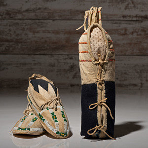 Cheyenne Child's Moccasins and