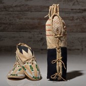 Cheyenne Child's Moccasins and