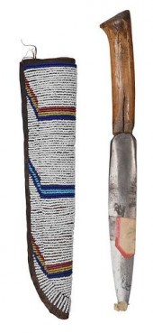 CHEYENNE PICTORIAL BEADED HIDE