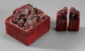 Chicken Blood Stone Seal Set C