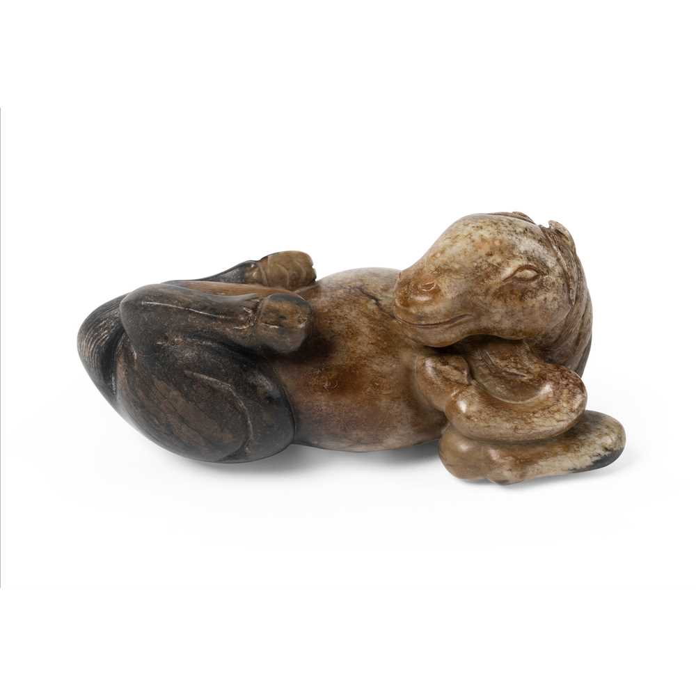 'CHICKEN BONE' JADE CARVING OF