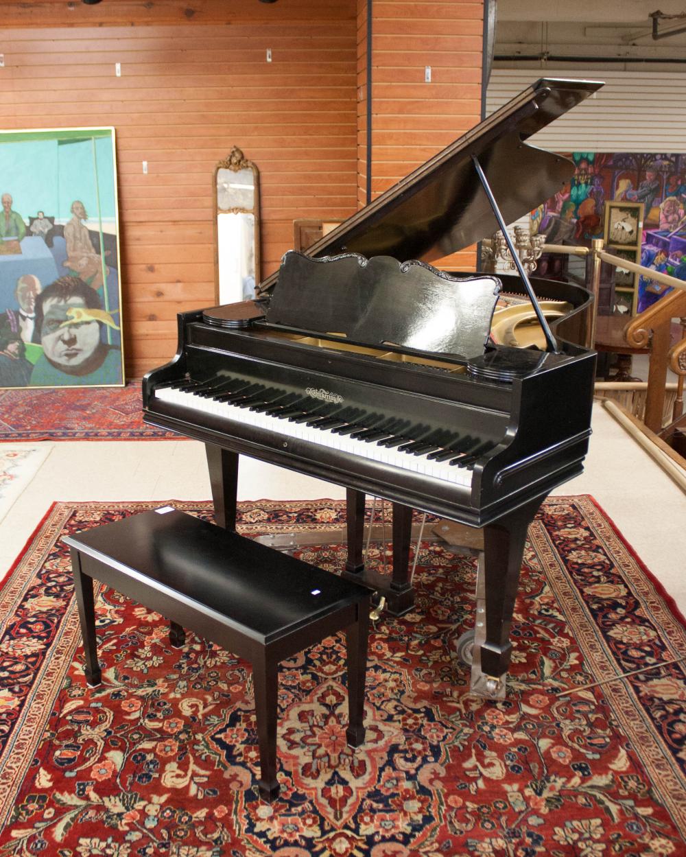 CHICKERING 'QUARTER GRAND' PIANO