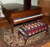 CHICKERING QUARTER GRAND PIANO