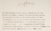 Chief Joseph Autograph In top