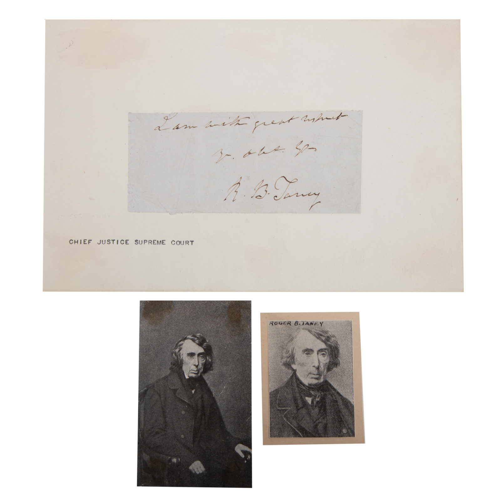 CHIEF JUSTICE ROGER BROOKE TANEY