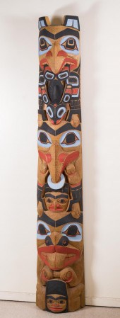 CHIEF LELOOSKA CARVED AND PAIN