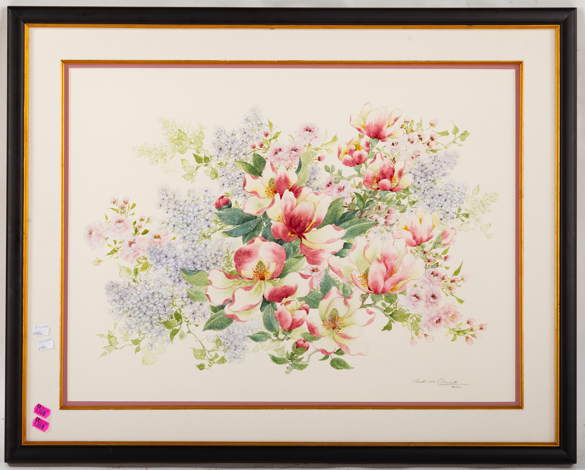 CHIEH-NIE CHERNG. "PEONY BLOSSOMS,"