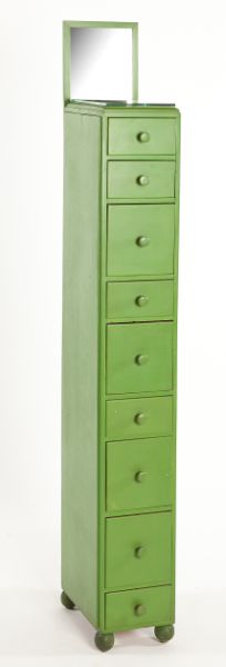 Chiffoniercirca 1920s green painted