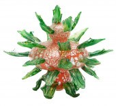 CHIHULY VENETIAN, ORANGE & GRE