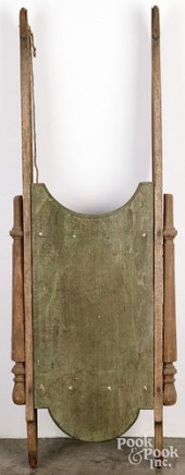 CHILD&#039;S PAINTED SLED, CA.