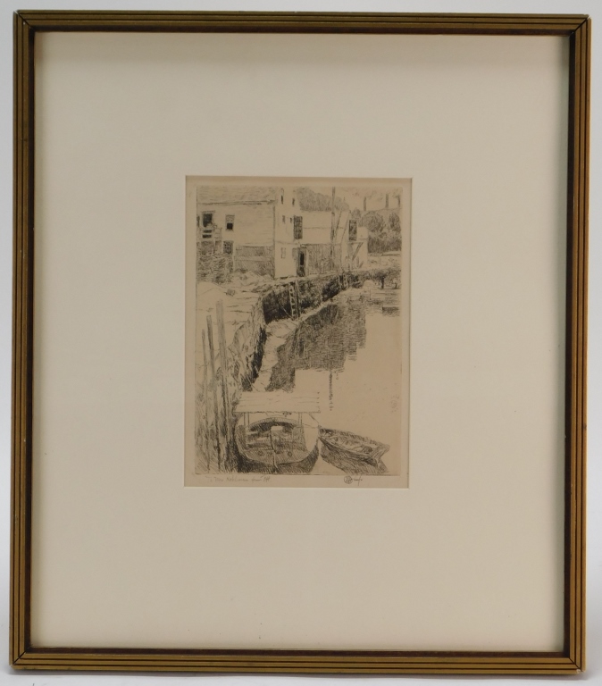CHILDE HASSAM COS COB ETCHING New