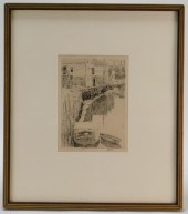 CHILDE HASSAM COS COB ETCHING