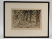 CHILDE HASSAM EASTHAMPTON ETCH