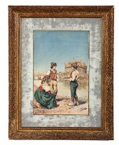 Children at the Shore by Giuse