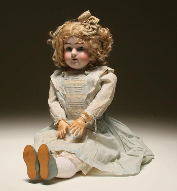Children's doll furniture; oak five
