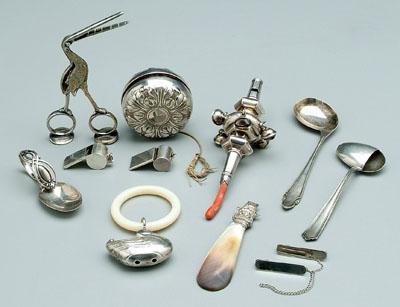 Children's silver items: English