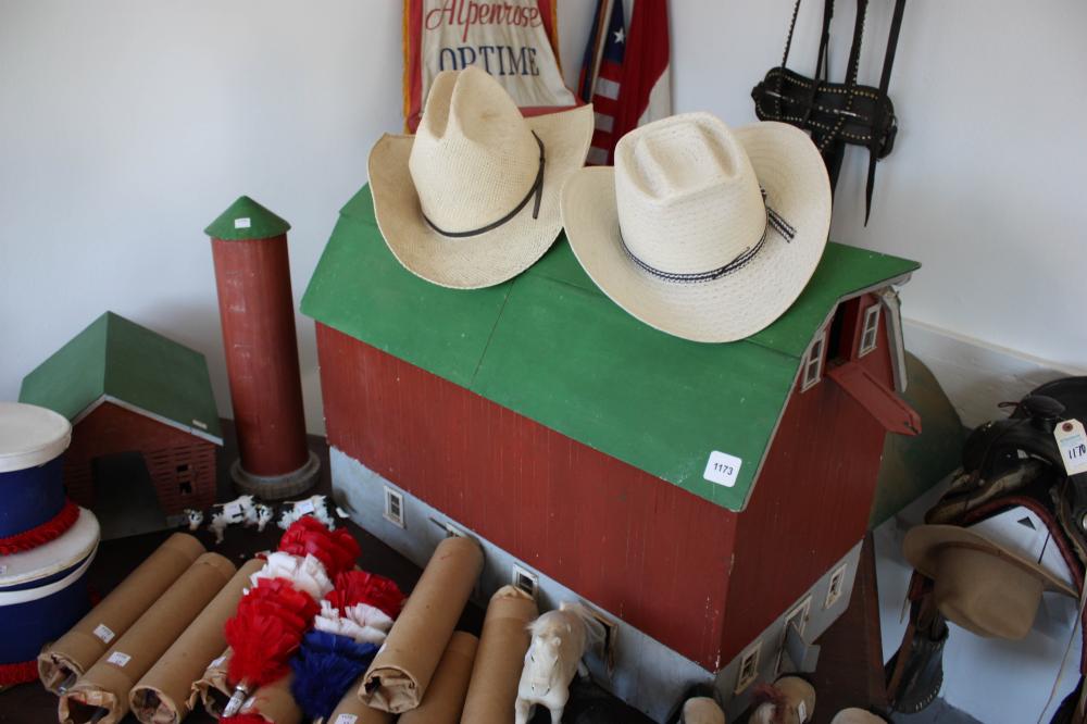 CHILDREN'S TOY BARN, SILO, STABLE