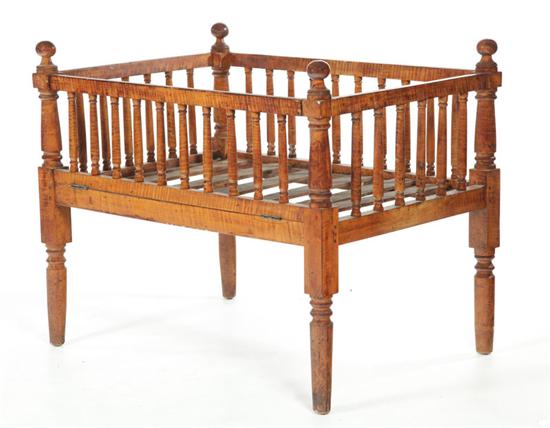 CHILD'S BED.  Probably Ohio 