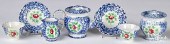 CHILD'S BLUE SPONGEWARE TEA SE