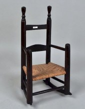 CHILD'S COUNTRY BANNISTER BACK
