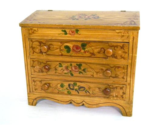 Child's diminutive desk  19th C. 